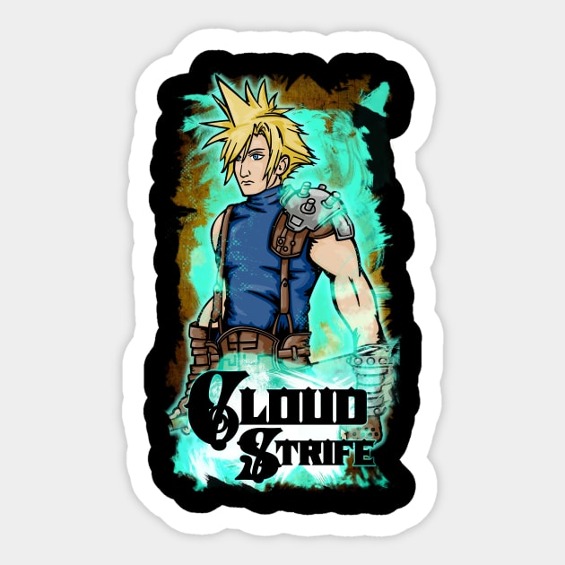 Cloud Sticker by Beanzomatic